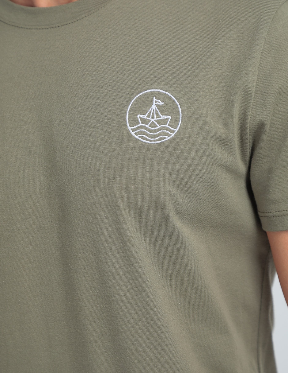 Playera cuello redondo para hombre 4