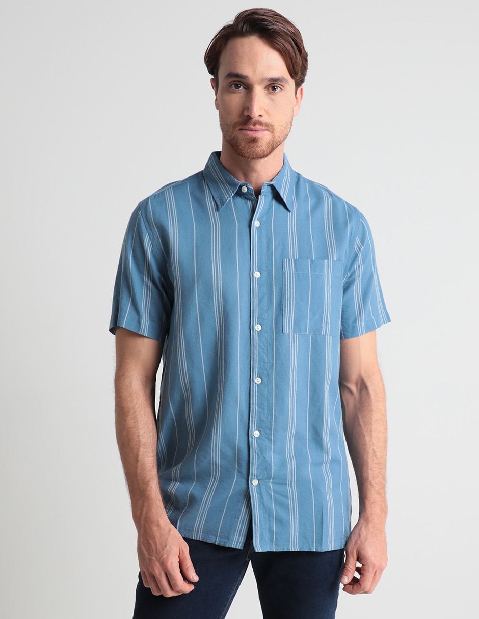 CAMISA WEEKEND, CH, PLÚMBAGO MEDIO PRET