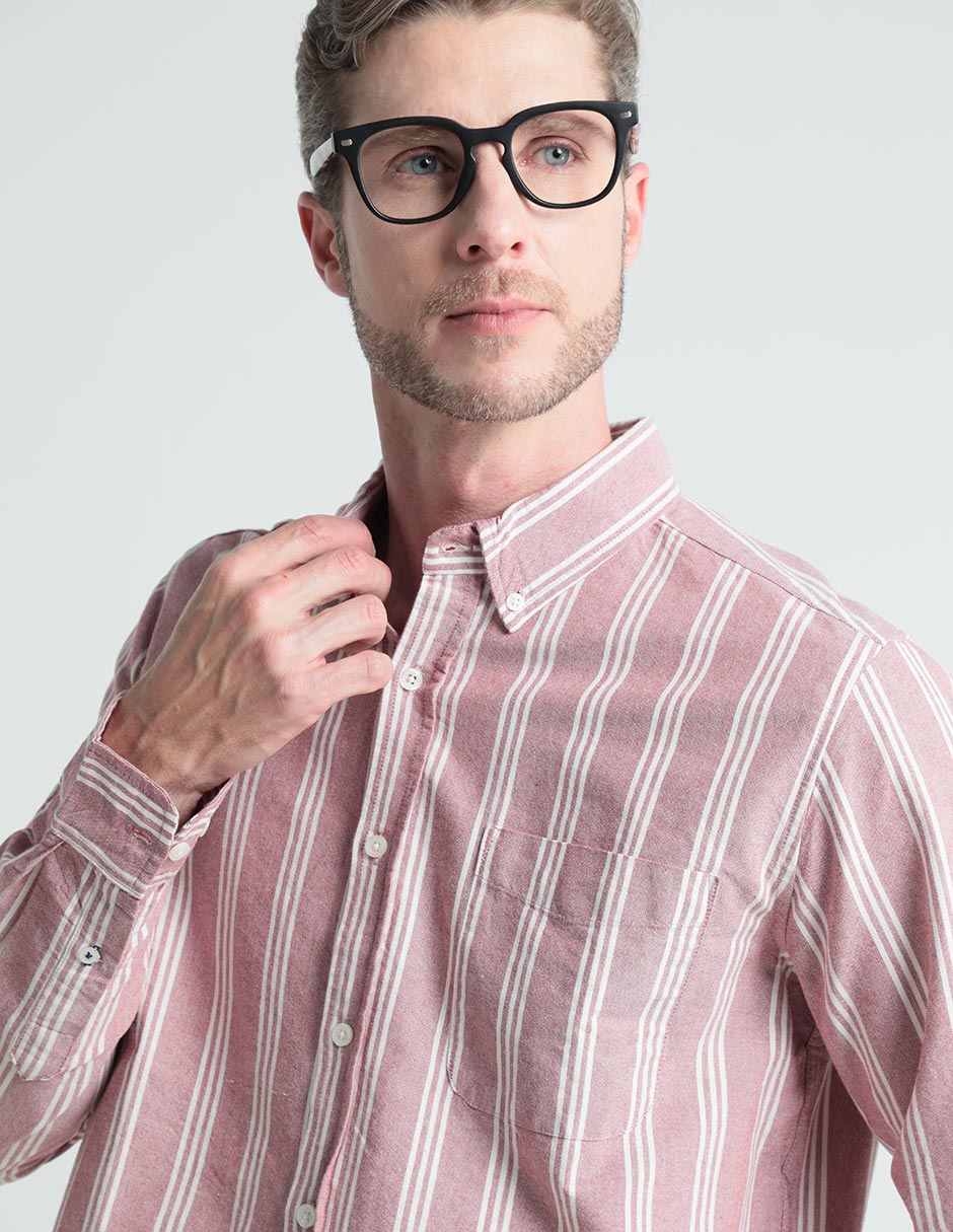 CAMISA 2483211C1304U W, CH, RED DAHLIA