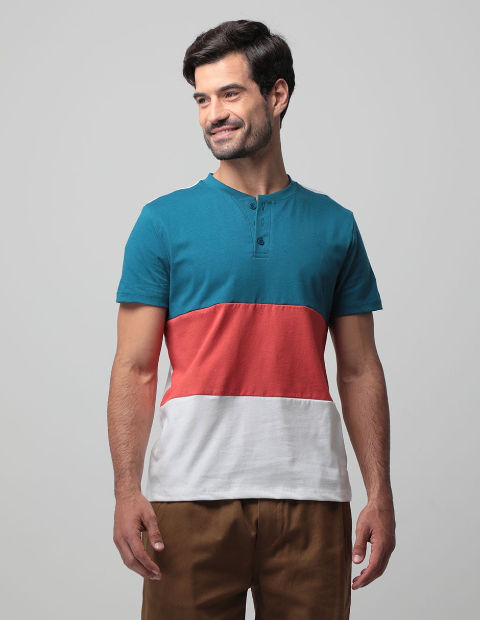 Playera cuello redondo para hombre