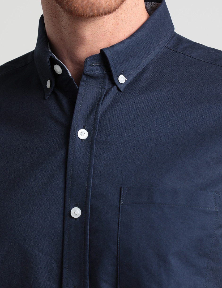 Camisa casual de algodón manga corta para hombre 4
