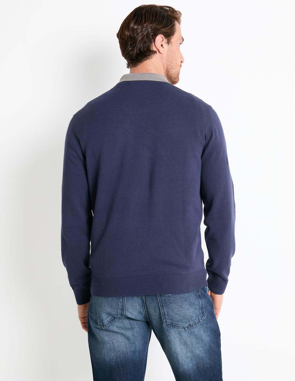 SUETER WKH25800-C02 W, CH, AZUL MARINO