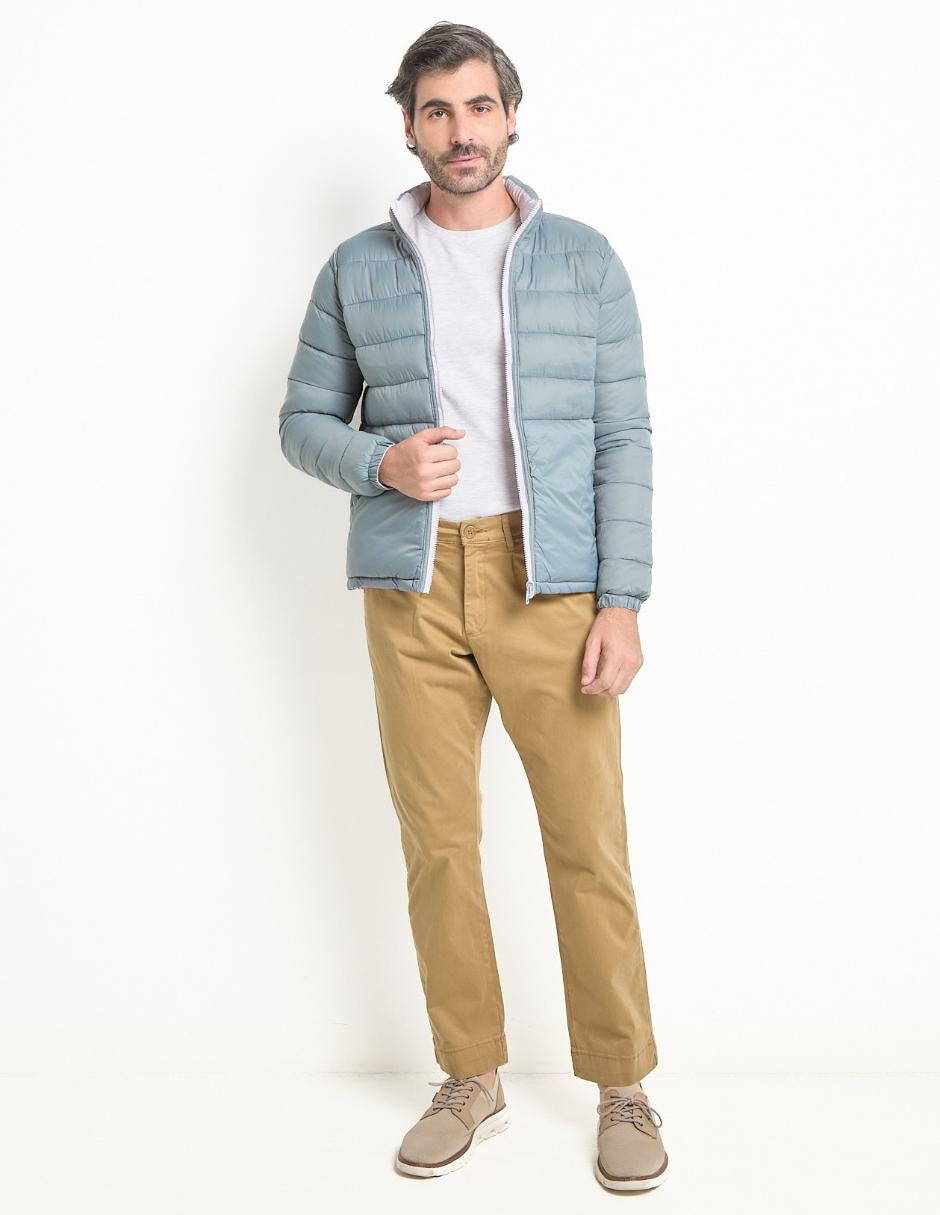Pantalón chino recto de algodón para hombre 3