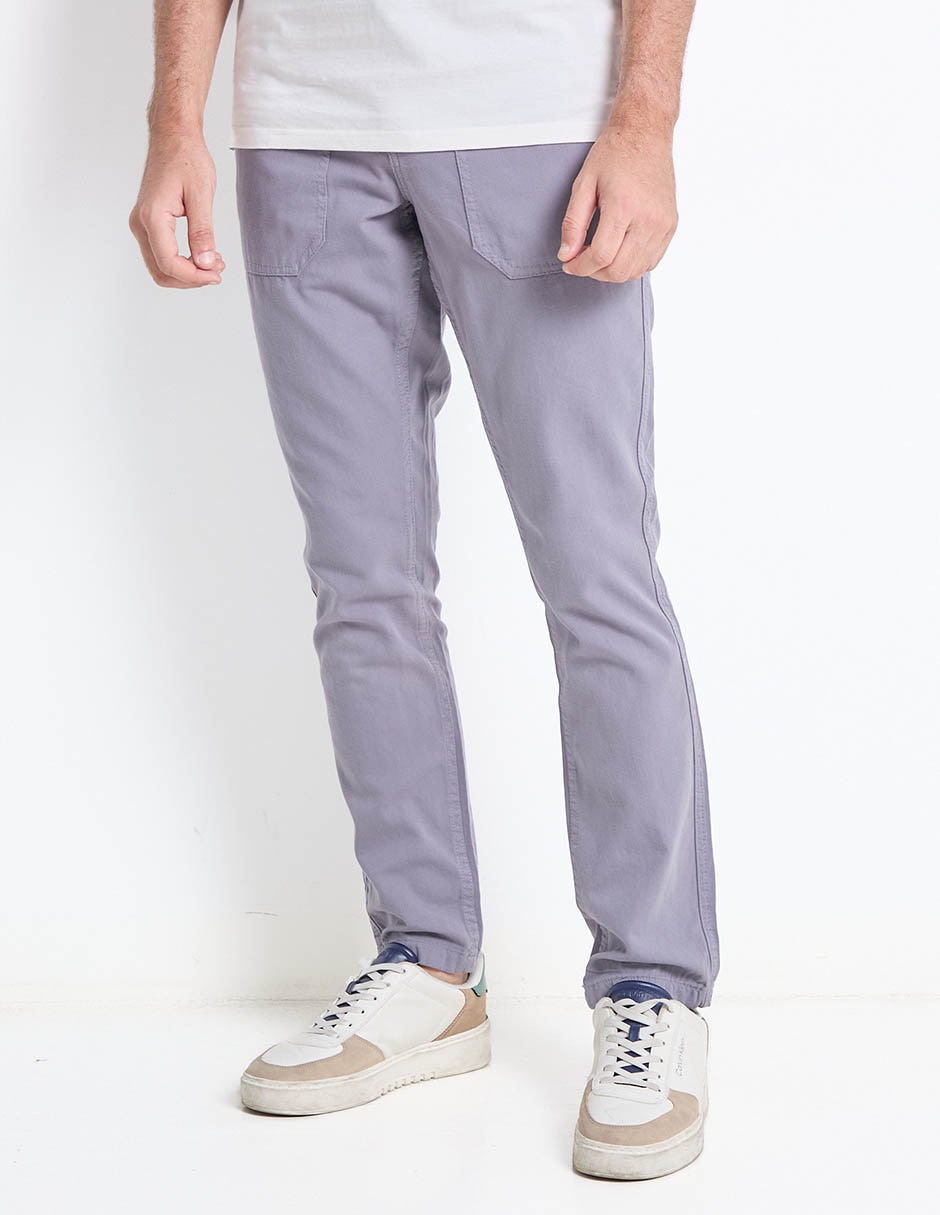 Pantalón cargo slim para hombre 1