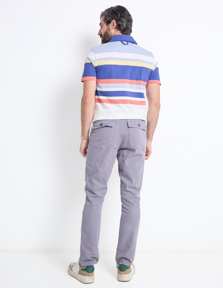 Pantalón cargo slim para hombre 2