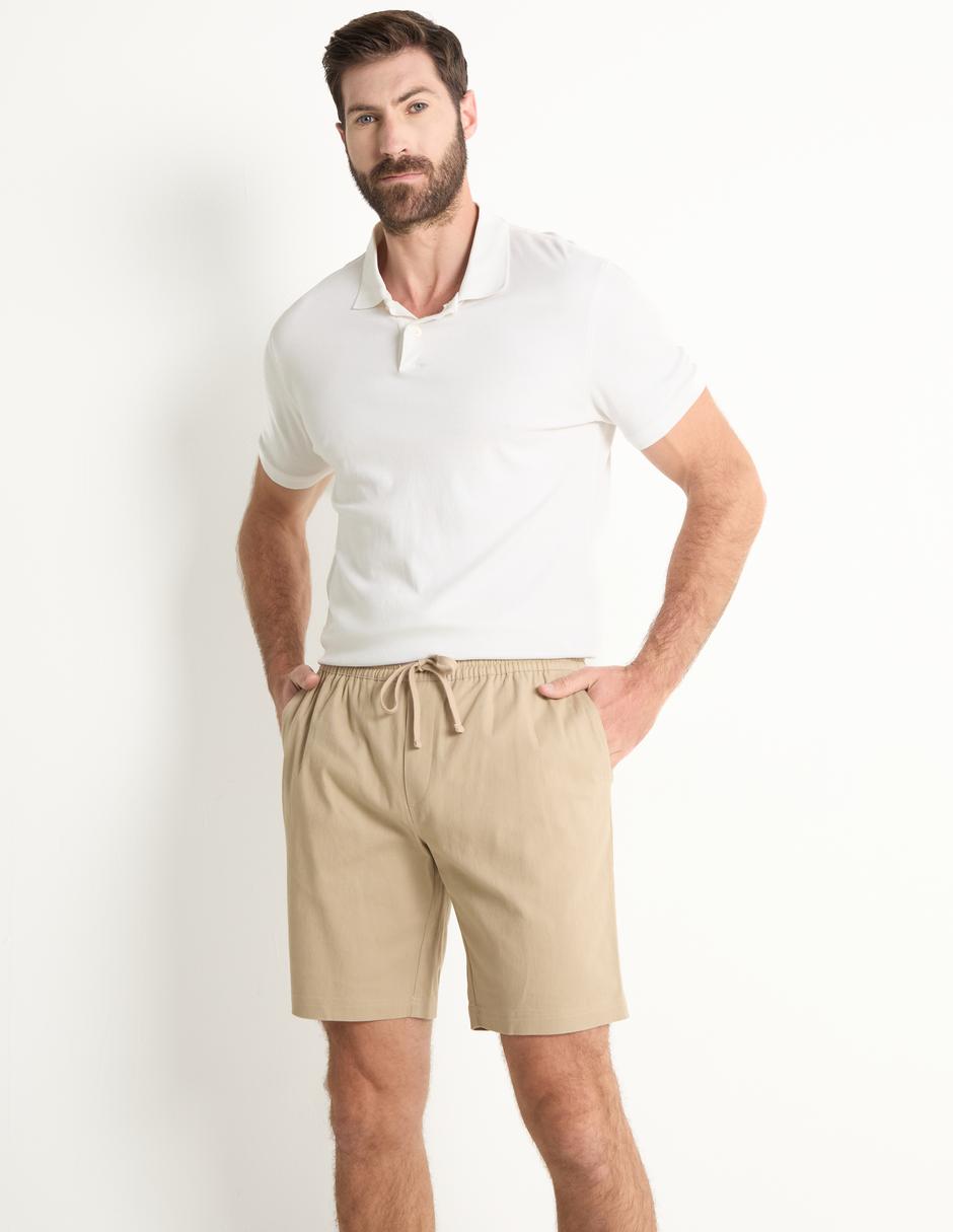 Bermuda de algodón para hombre