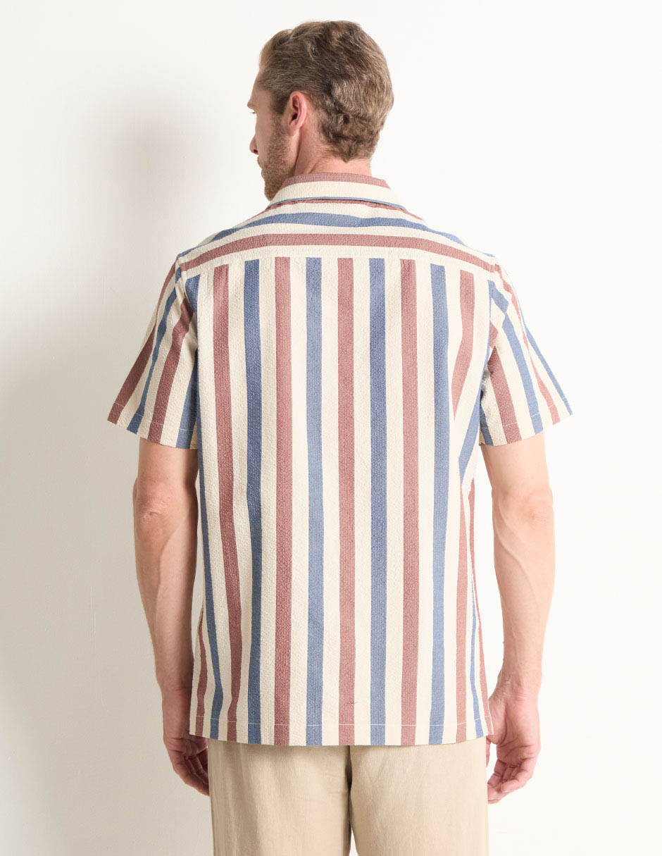 Camisa casual de algodón manga corta para hombre 2