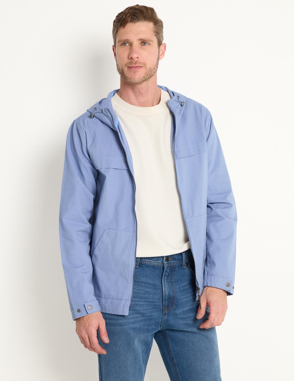 Chamarra casual Weekend Premium con capucha para hombre