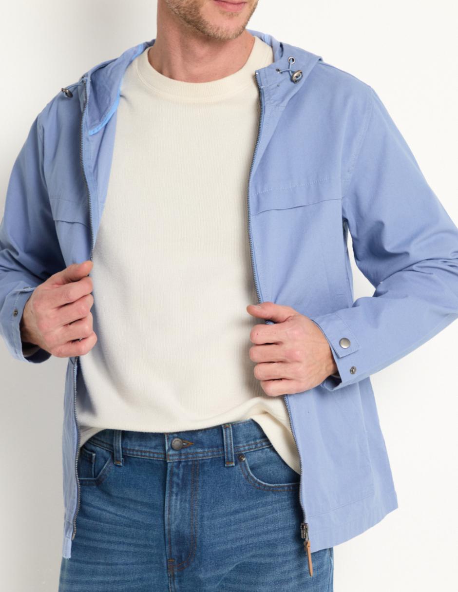 Chamarra casual Weekend Premium con capucha para hombre