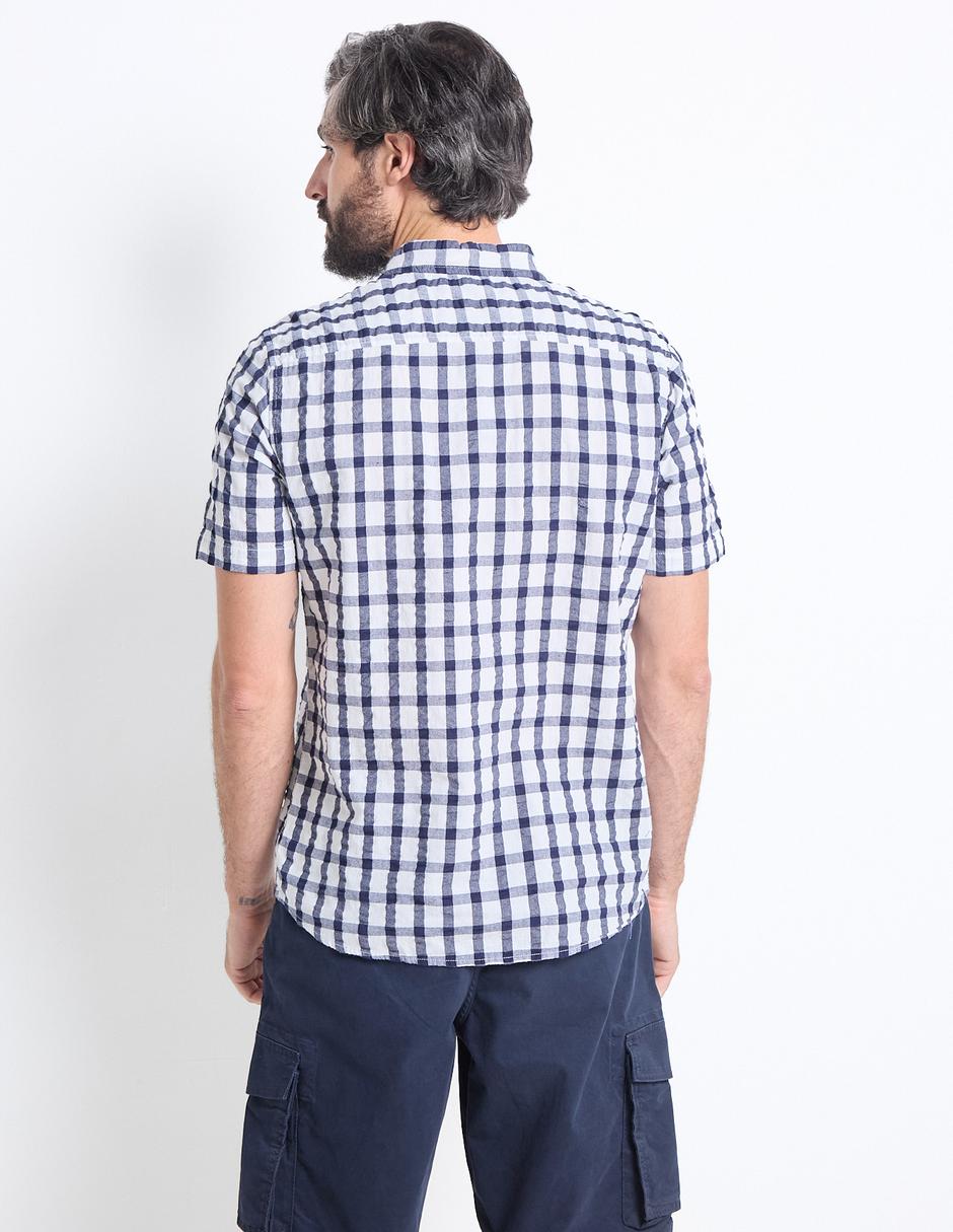 Camisa casual de algodón manga corta para hombre 2