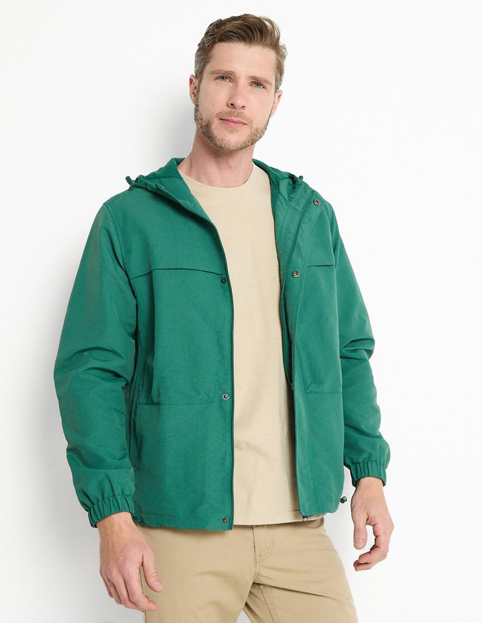 Chamarra cazadora Weekend con capucha para hombre