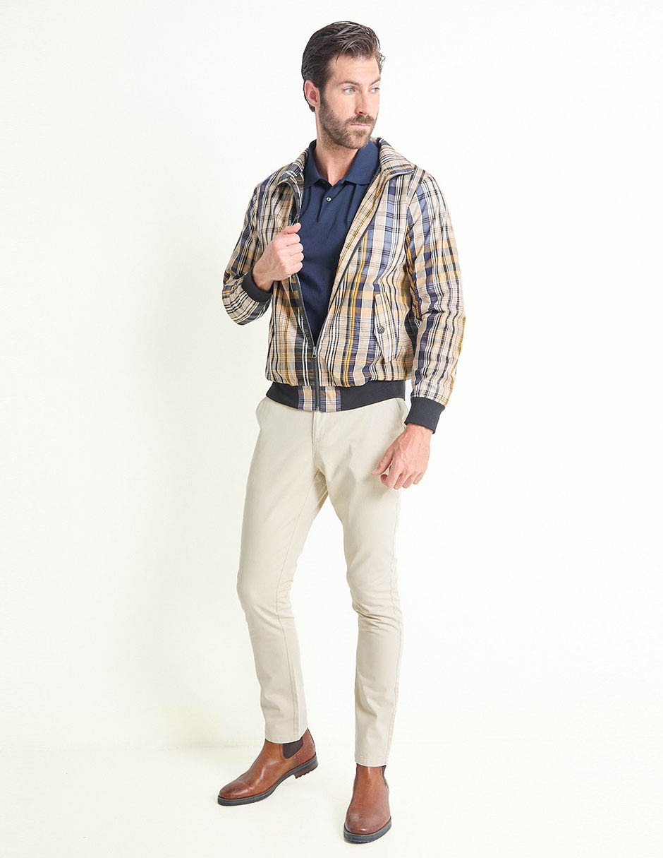 Chamarra casual con bolsillos para hombre 3