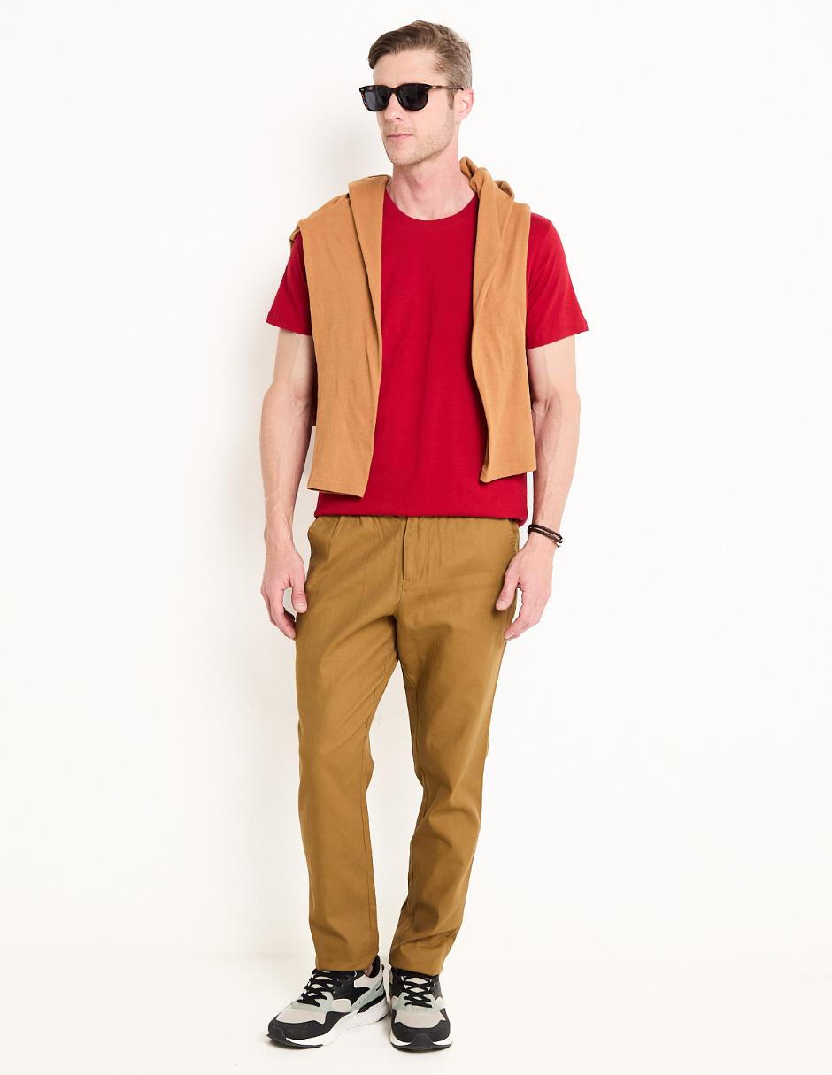 Pantalón slim de algodón para hombre 3