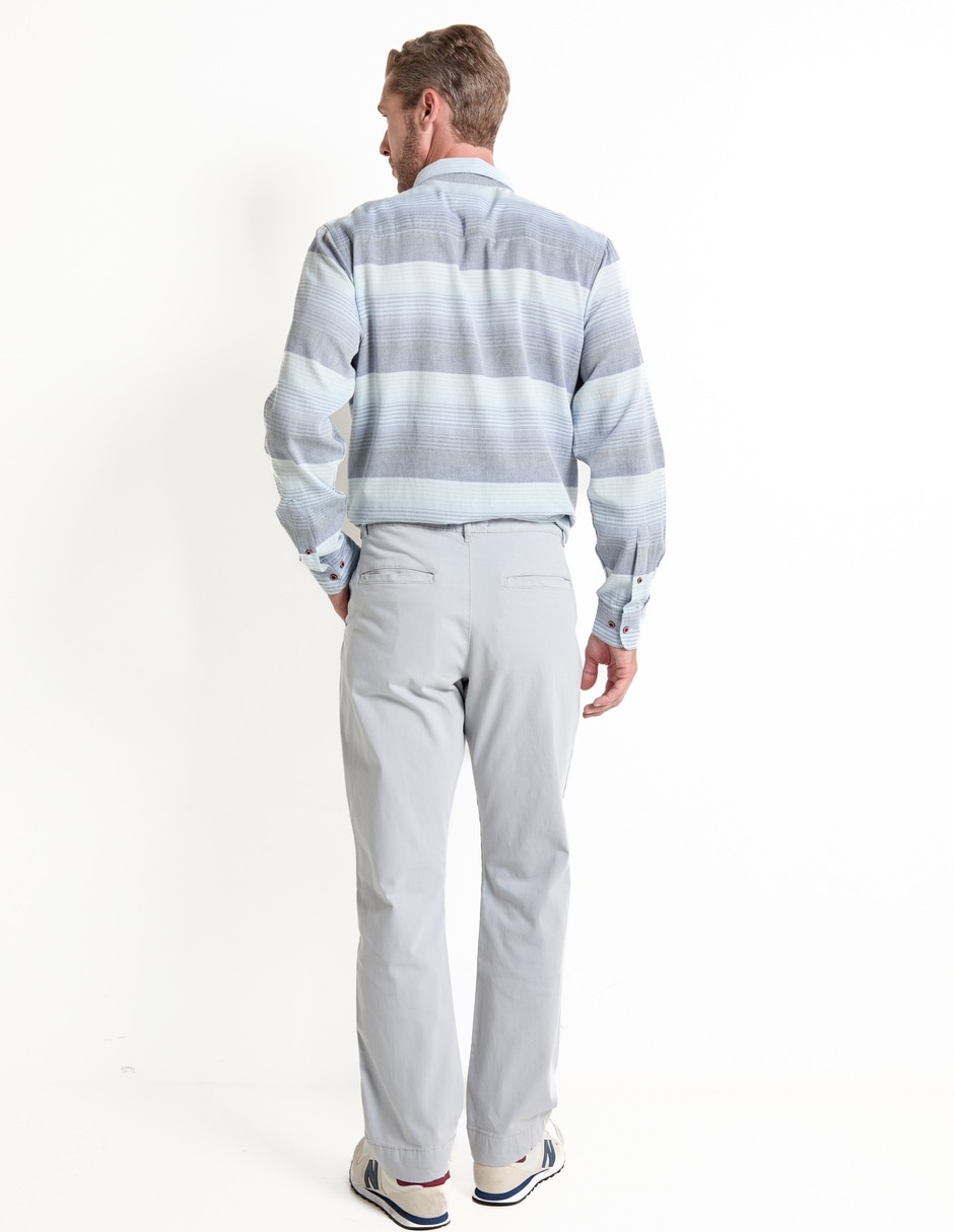 Pantalón recto de algodón para hombre 2