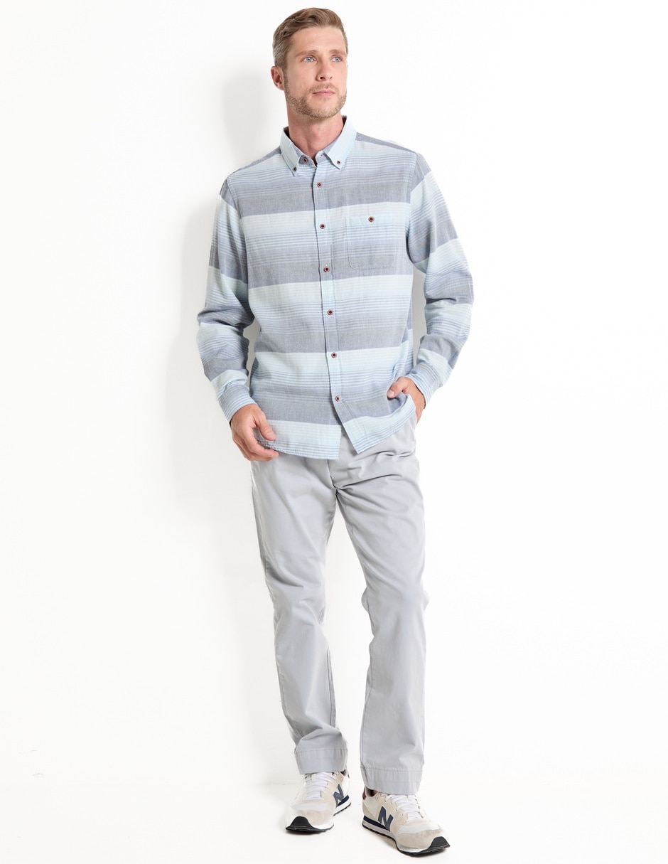 Pantalón recto de algodón para hombre 3
