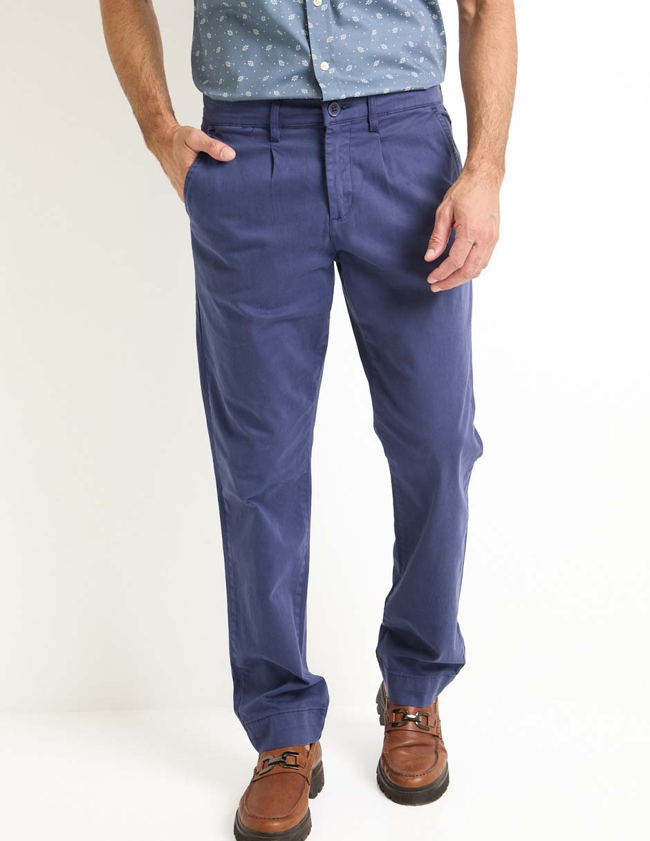 Pantalón recto de algodón para hombre Pantalón recto de algodón para hombre