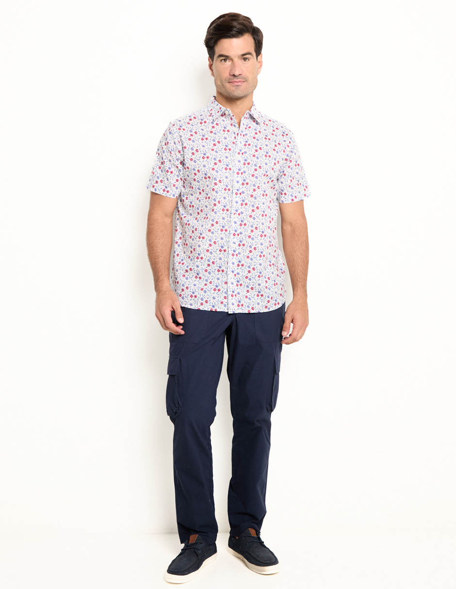Camisa casual manga corta para hombre 3