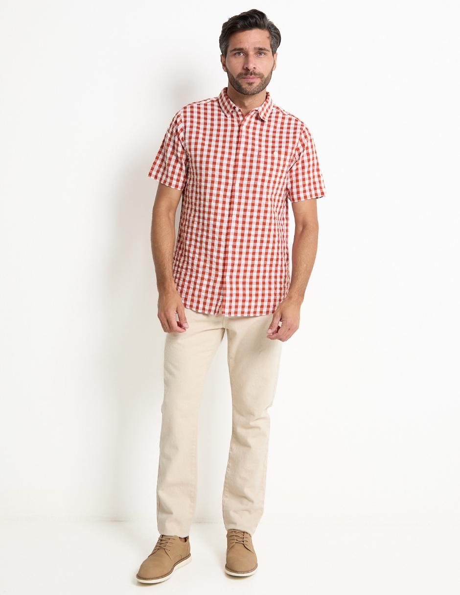Camisa casual manga corta para hombre 3