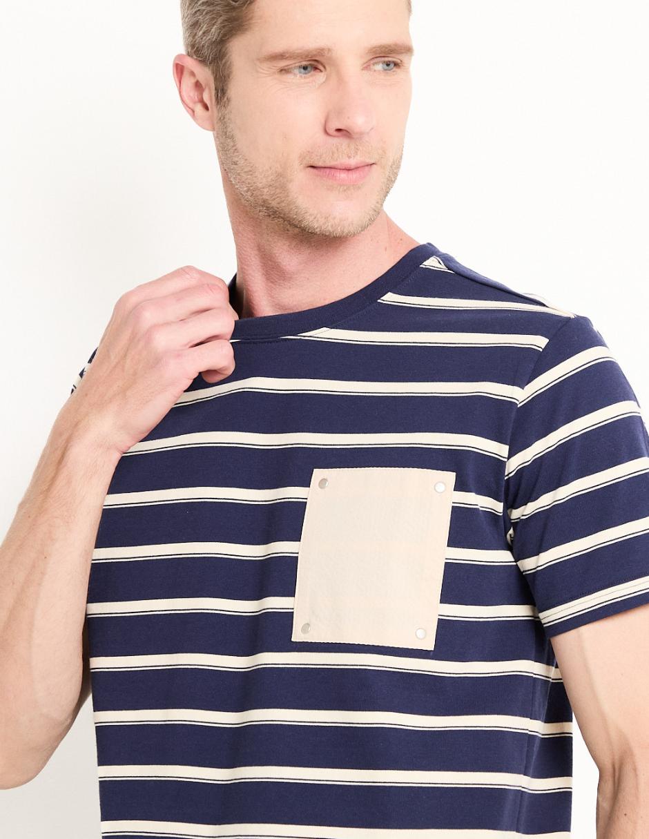PLAYERA WKH25250-04P, CH, AZUL MARINO
