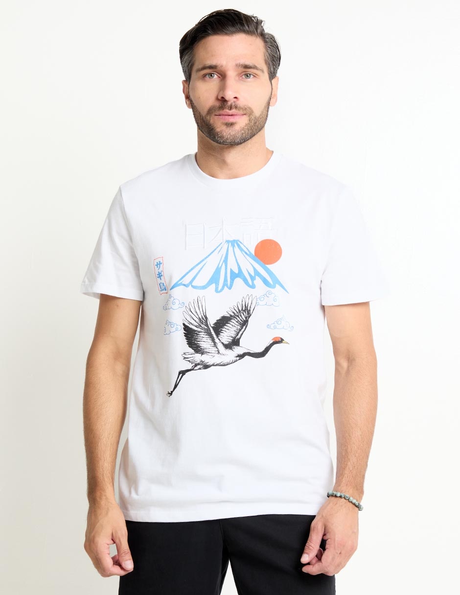 Playera cuello redondo para hombre Playera cuello redondo para hombre
