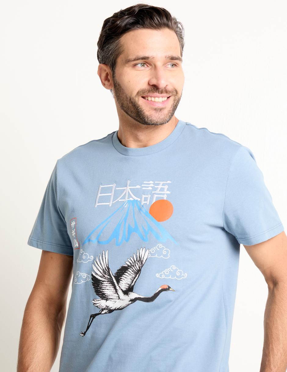 Playera cuello redondo para hombre 4