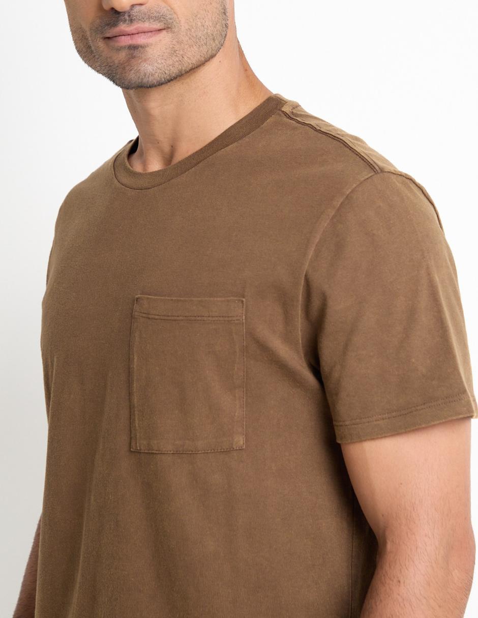 PLAYERA WKH25112-05 WEEKEND, M, CACAO