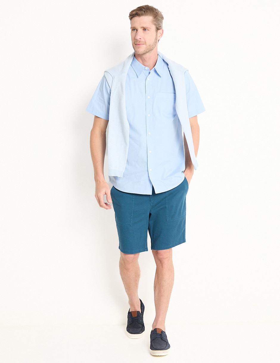 Camisa casual manga corta para hombre 3