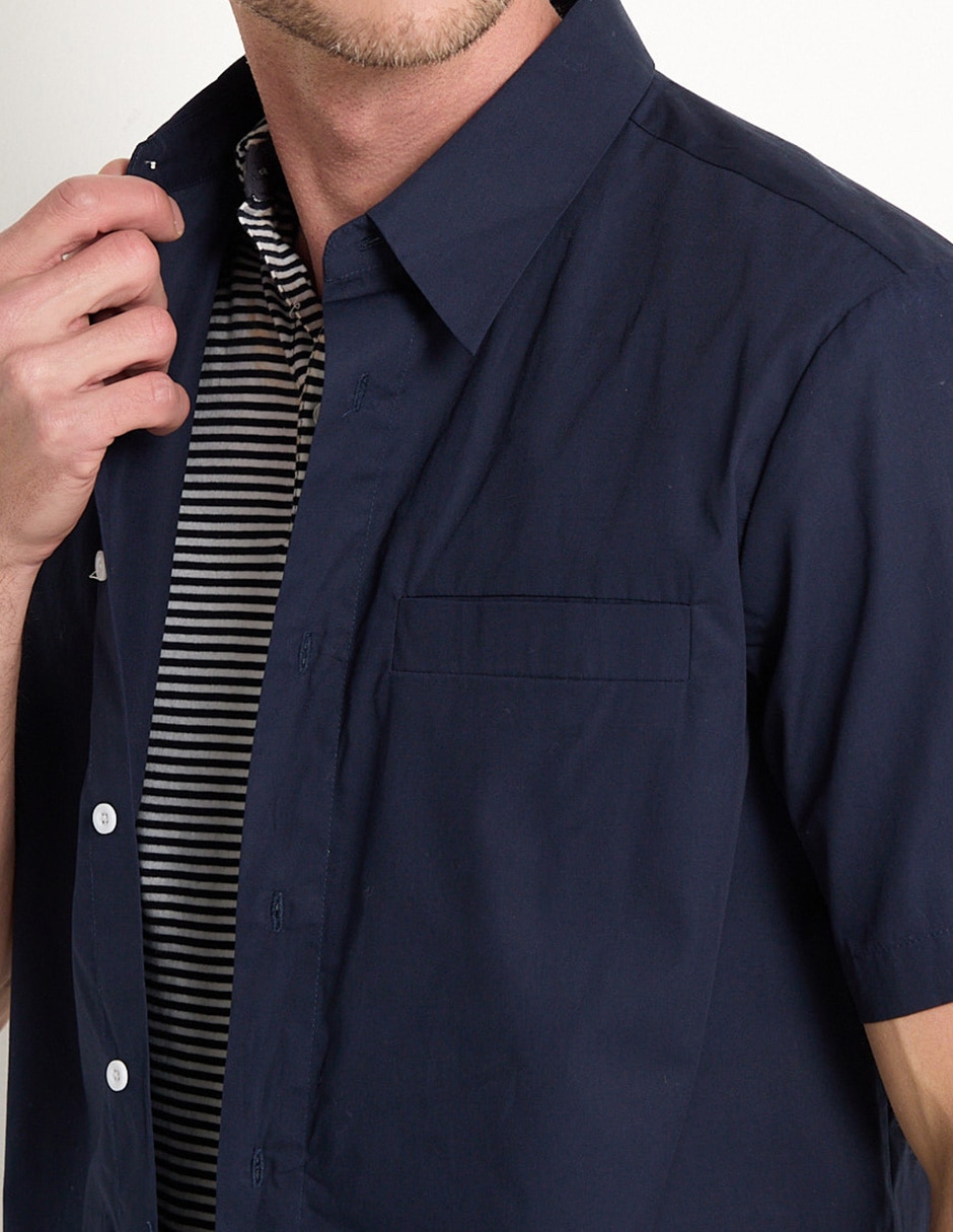 CAMISA WKH25159-P04 WE, M, AZUL MARINO