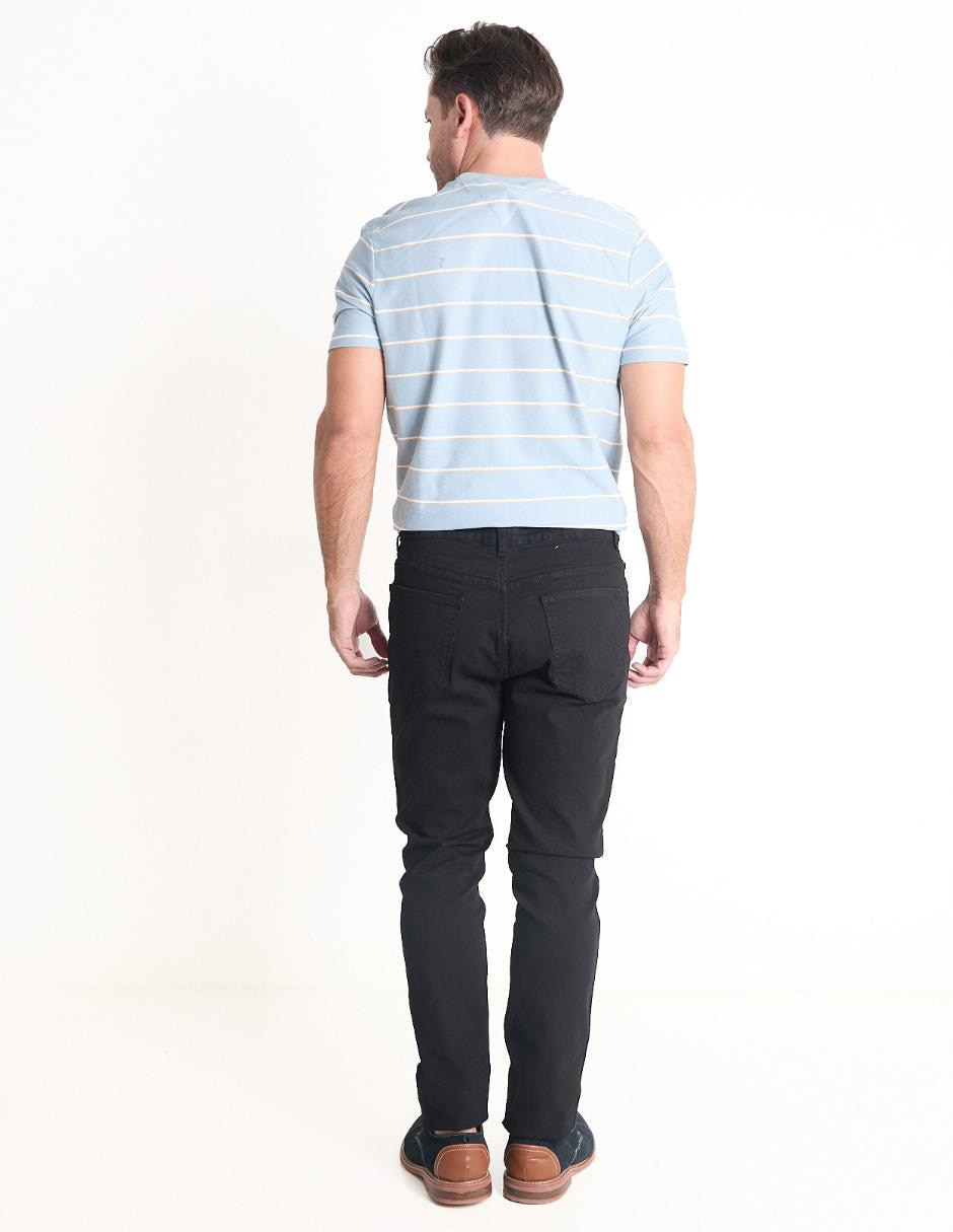 Jeans slim lavado obscuro para hombre 2