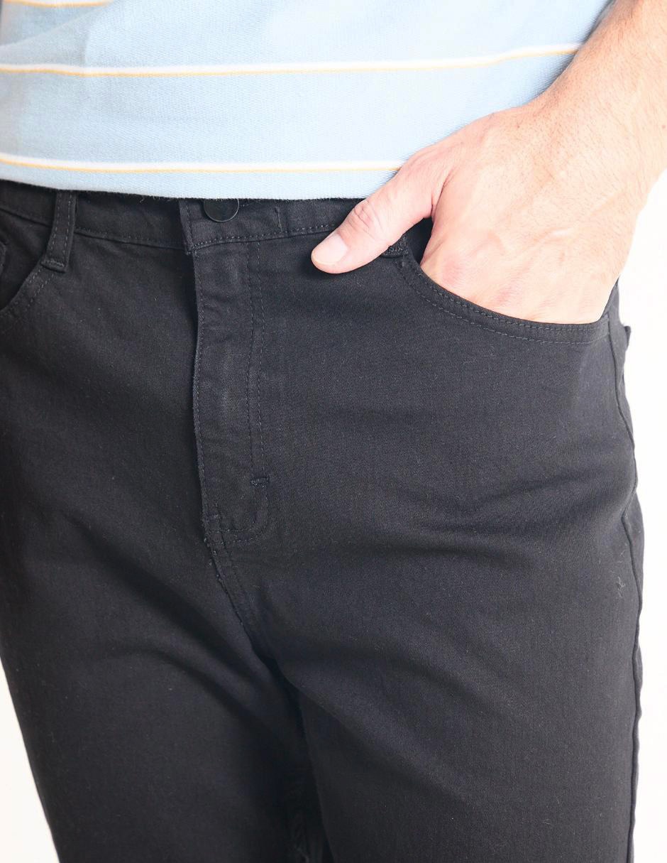 Jeans slim lavado obscuro para hombre 4