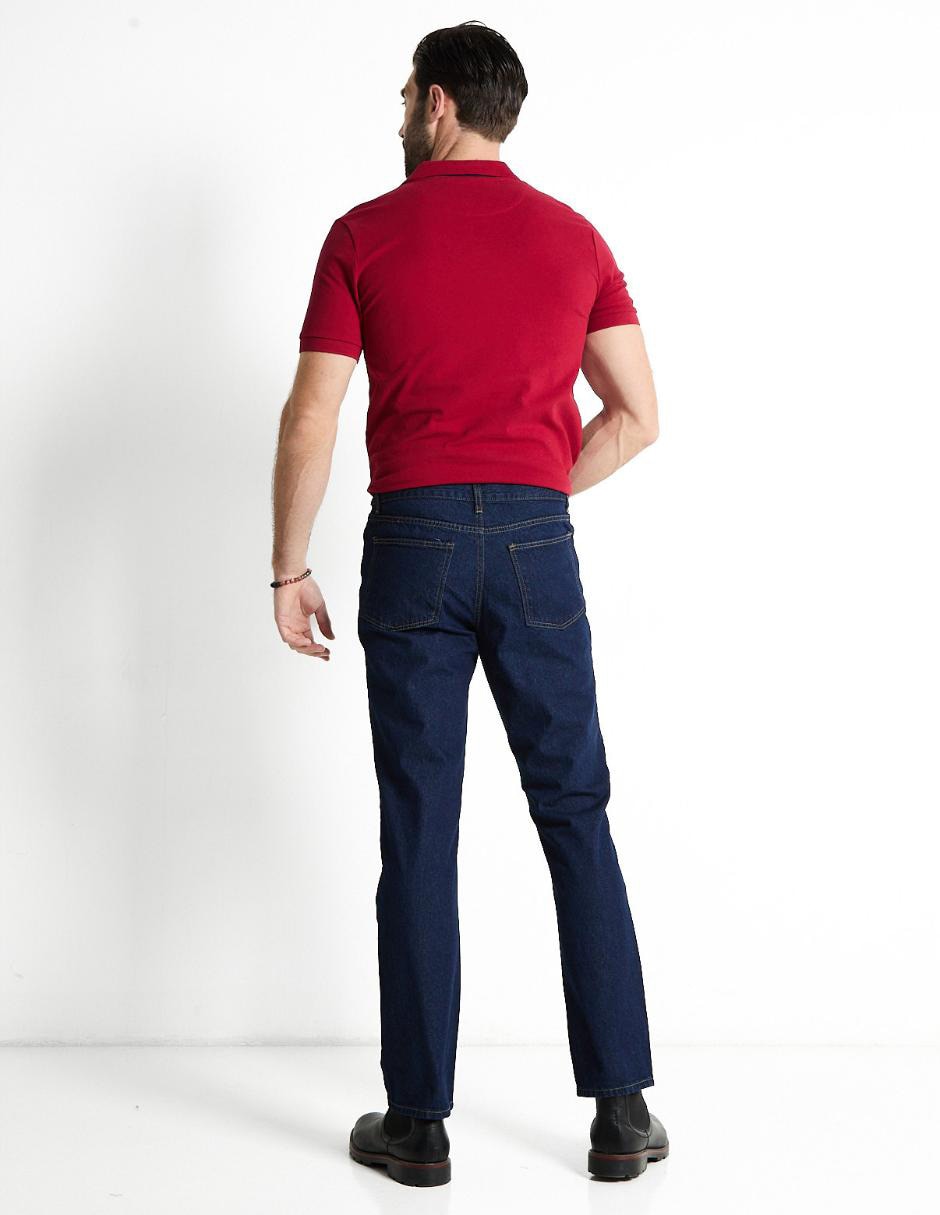 Jeans slim lavado obscuro para hombre 2