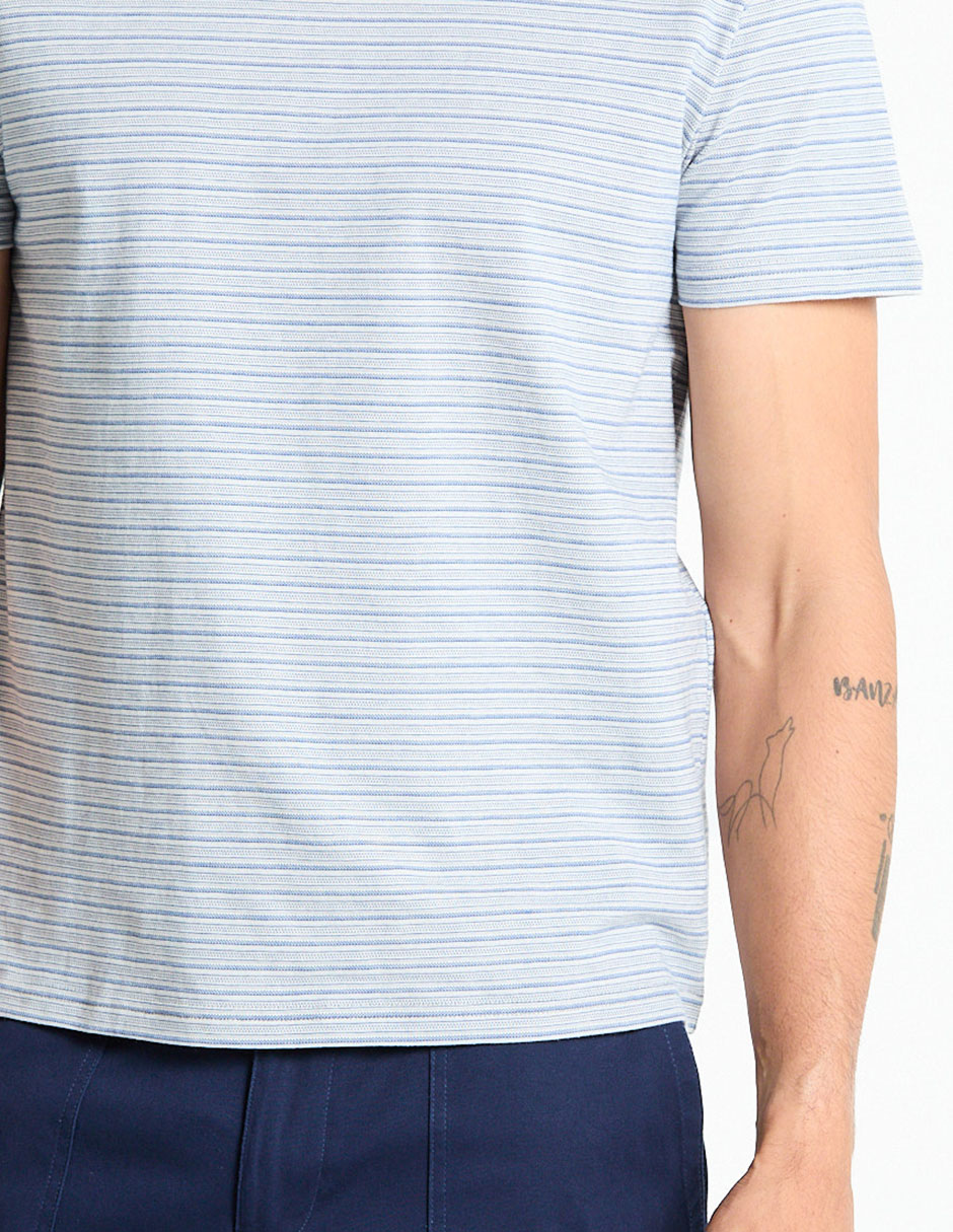 PLAYERA WKH25109-05 WEE, M, AZUL AÉREO