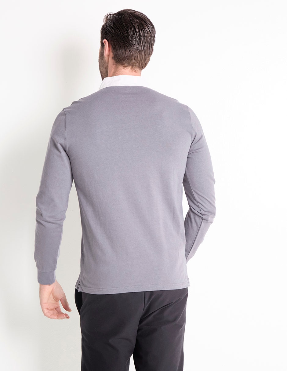 POLO WKH25007-07 WEEKEND LISO, M, GRIS