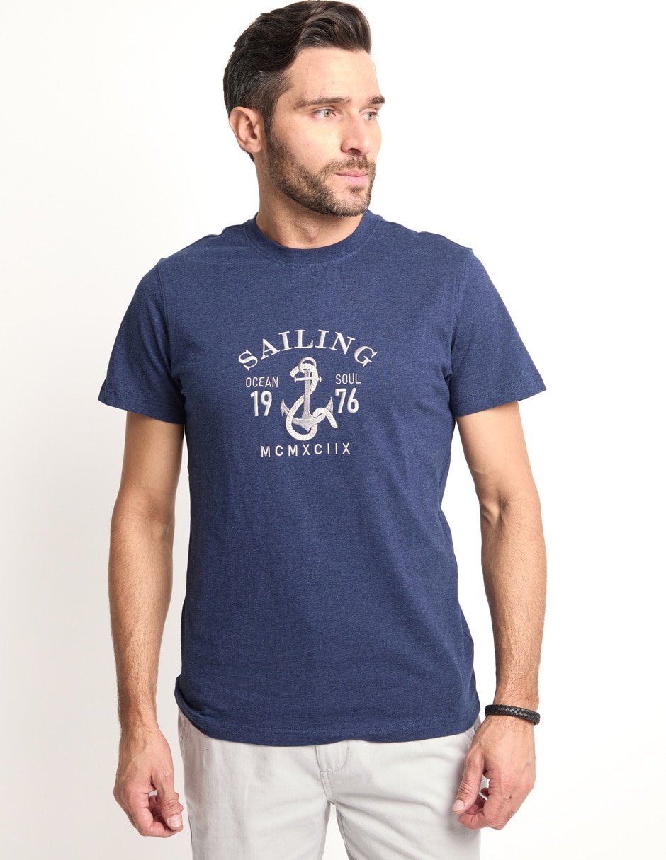 Playera cuello redondo para hombre Playera cuello redondo para hombre