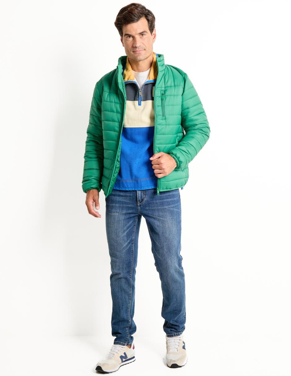 Chamarra acolchada capitonada para hombre 3