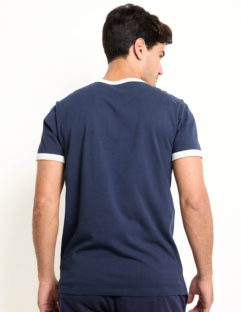 Playera cuello redondo para hombre 2