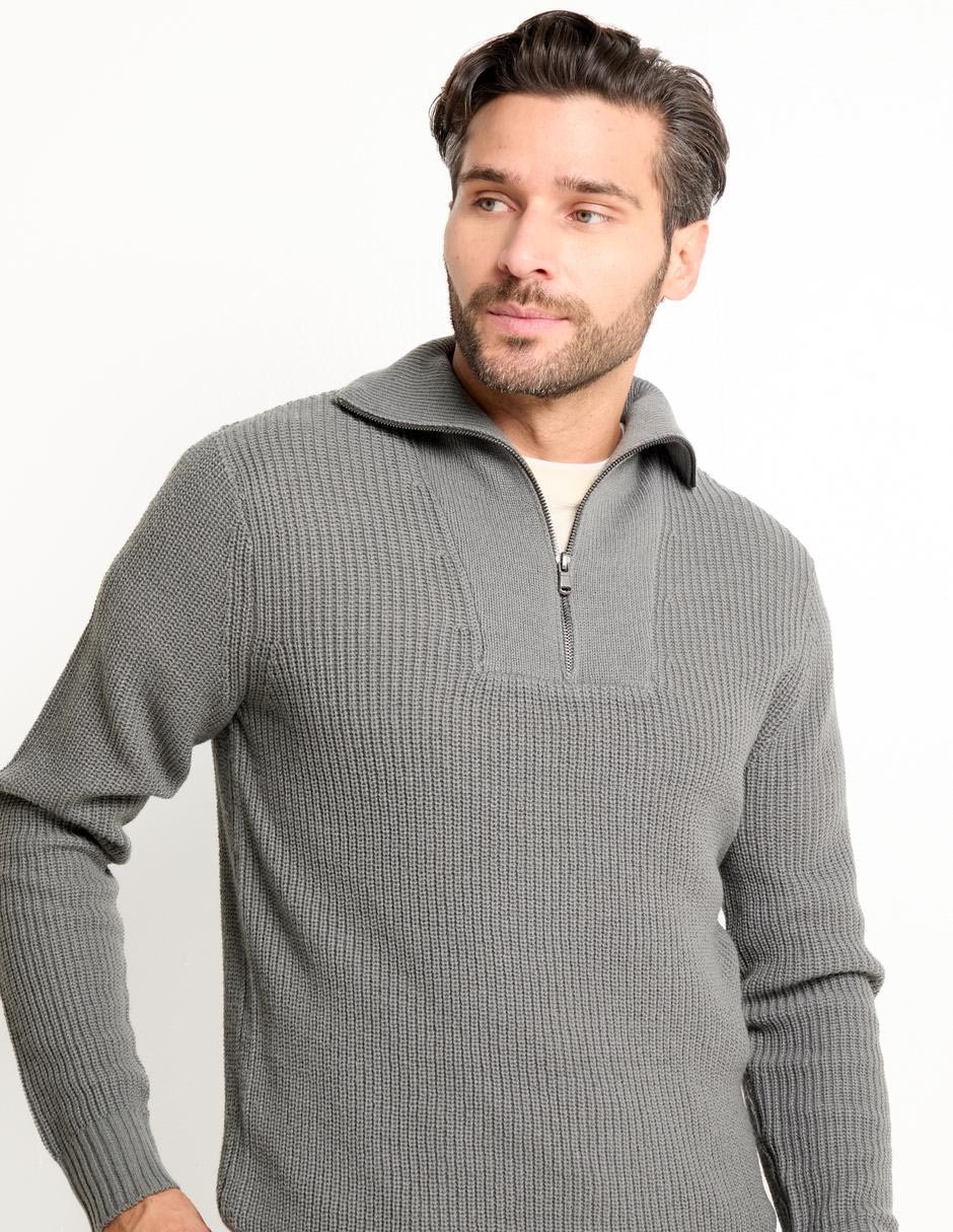 Suéter cuello alto para hombre 4
