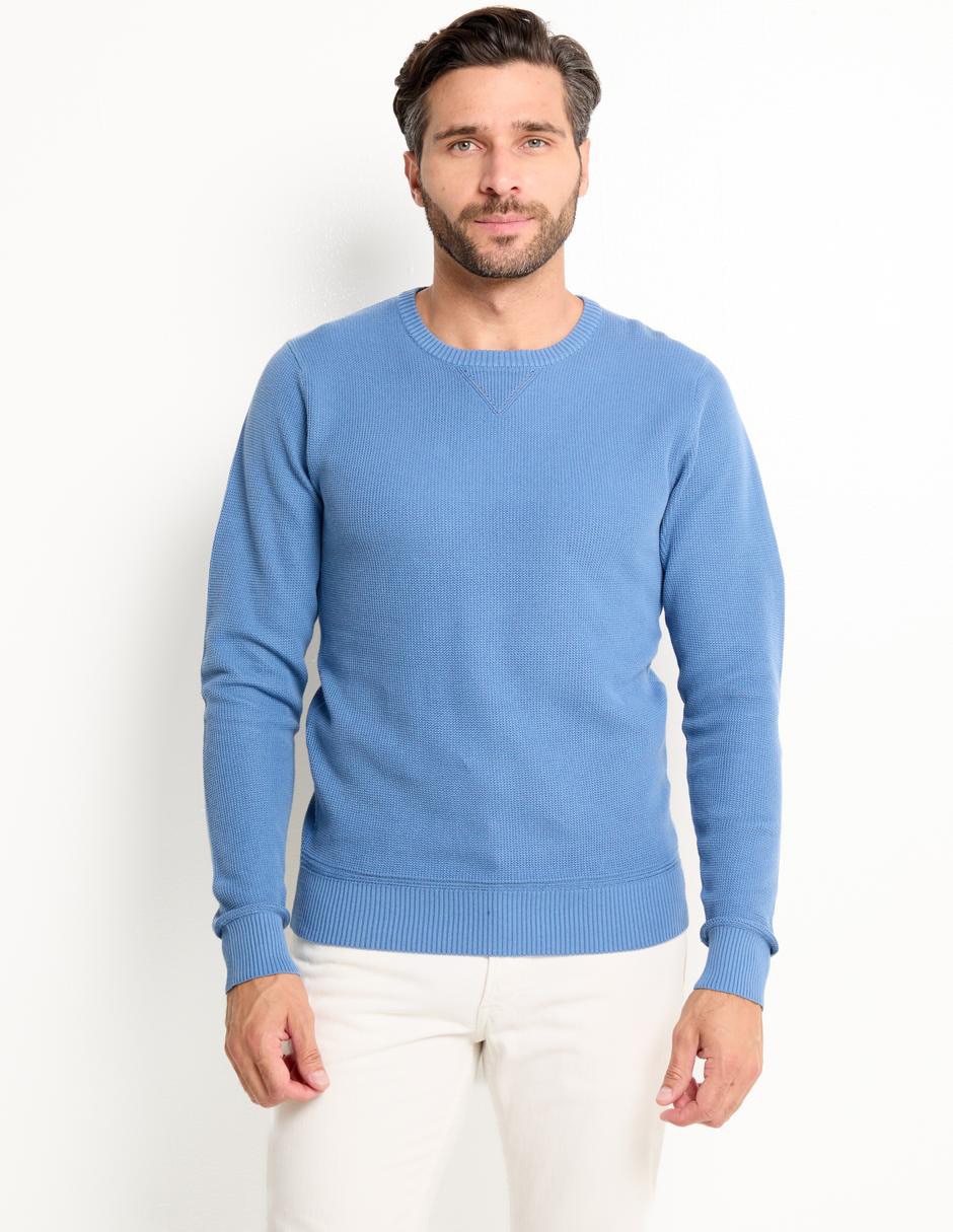 Suéter cuello redondo para hombre