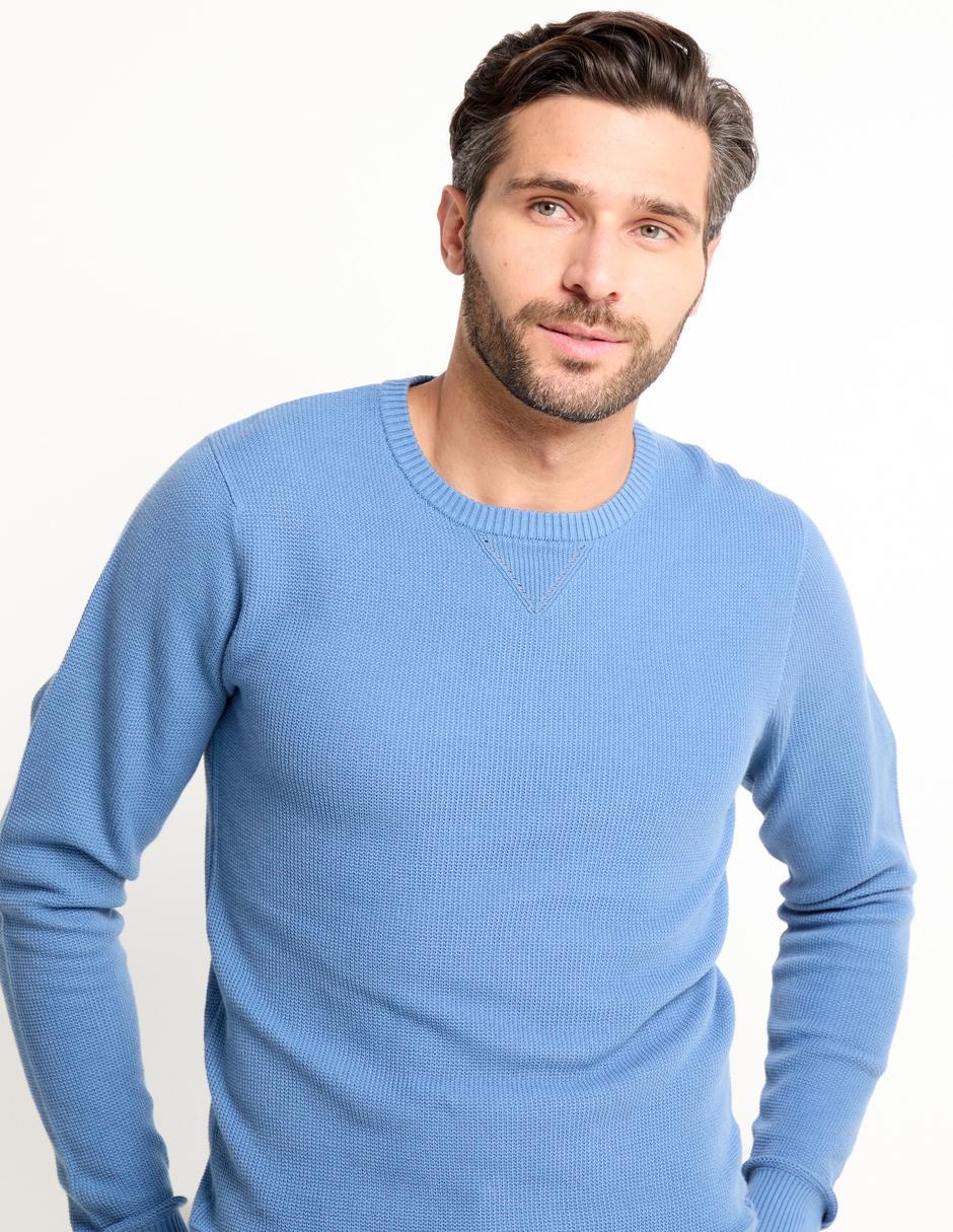Suéter cuello redondo para hombre 4