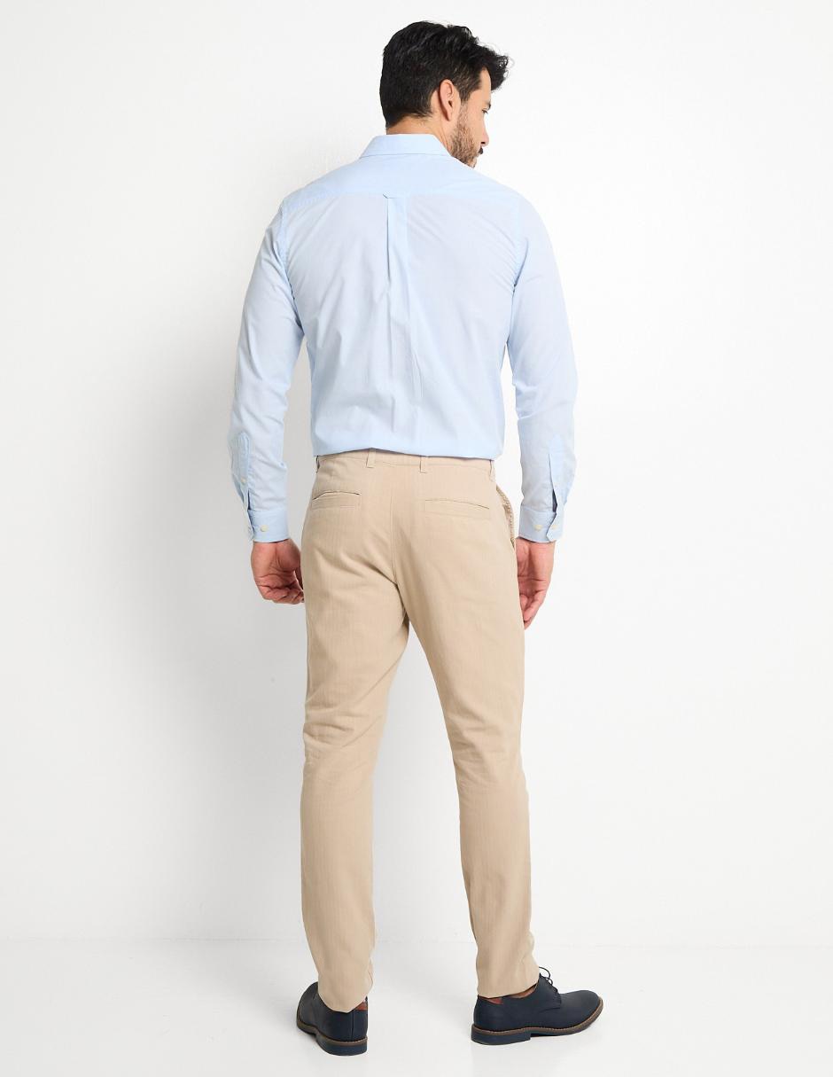 PANTALON CON PINZAS, 38, FEATHER GRAY L