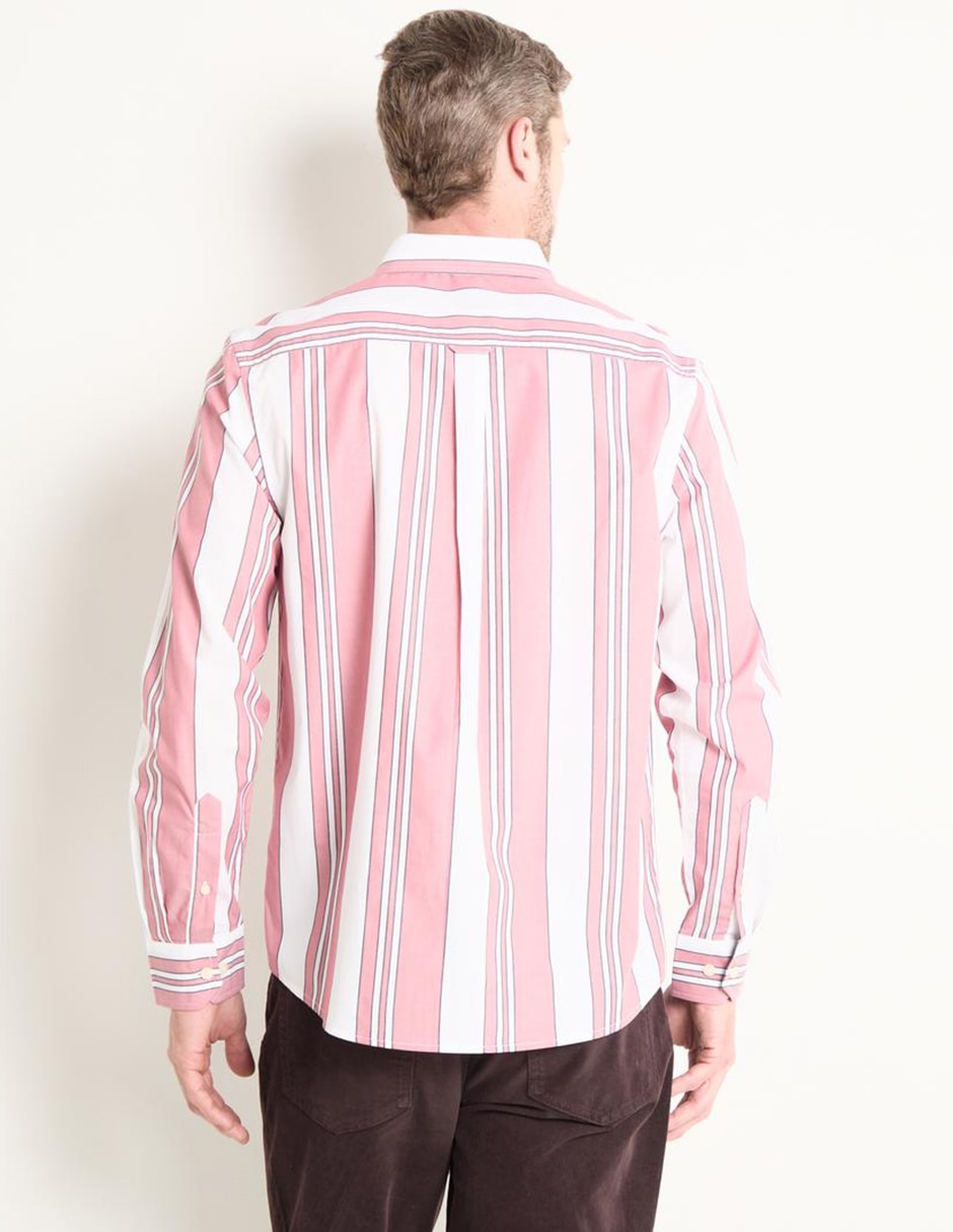 Camisa casual de algodón manga larga para hombre 2