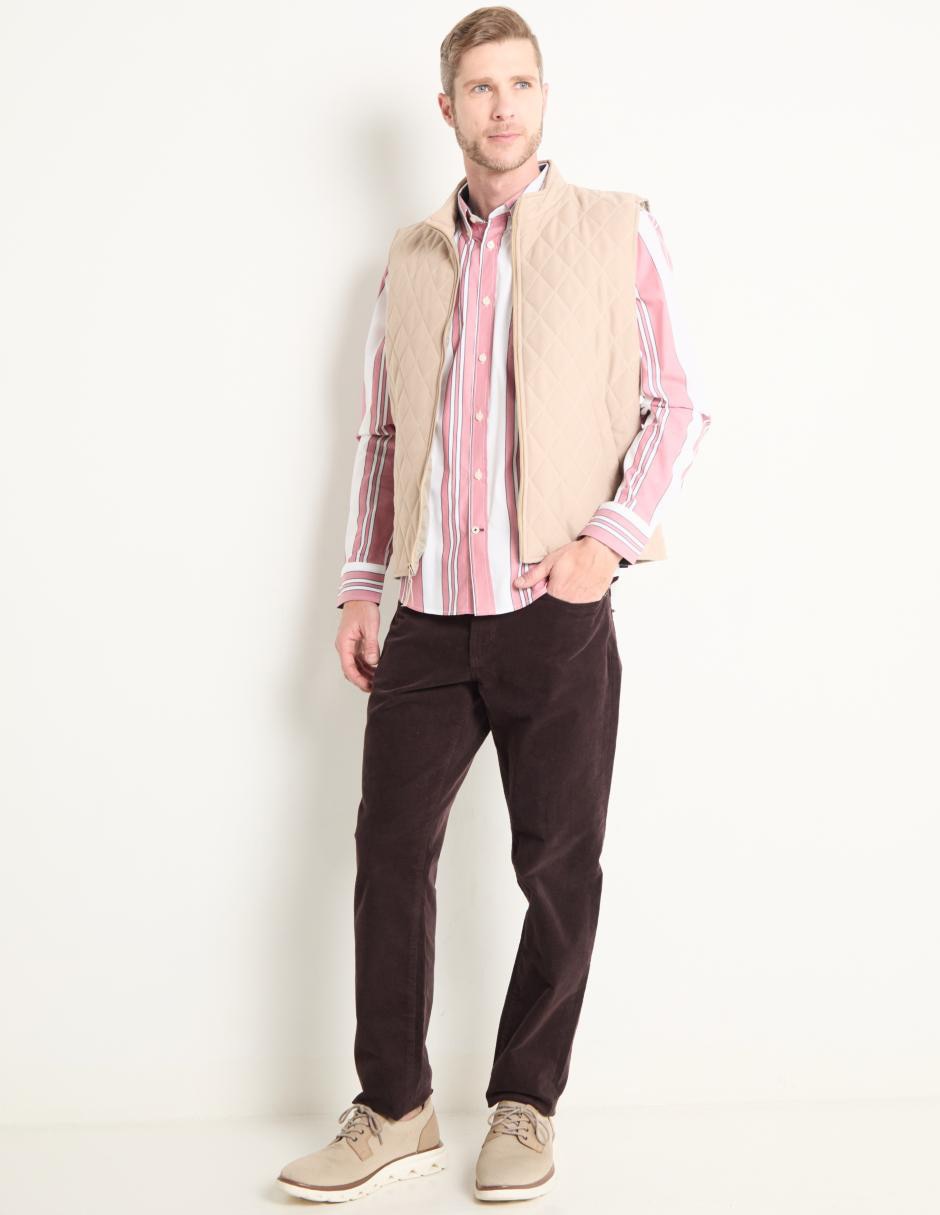 Camisa casual de algodón manga larga para hombre 3