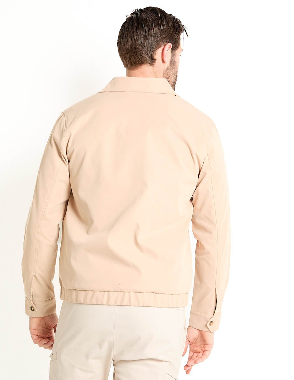 Chamarra casual con bolsillos para hombre 2