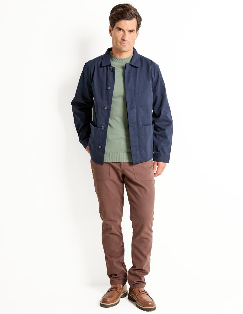 Pantalón recto de algodón para hombre 3