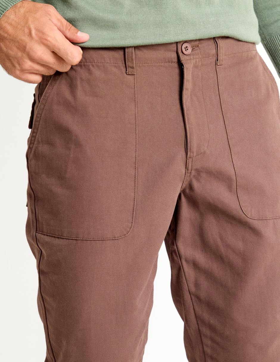 Pantalón recto de algodón para hombre 4