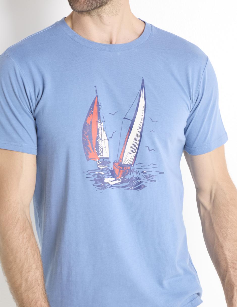 Playera cuello redondo para hombre 4