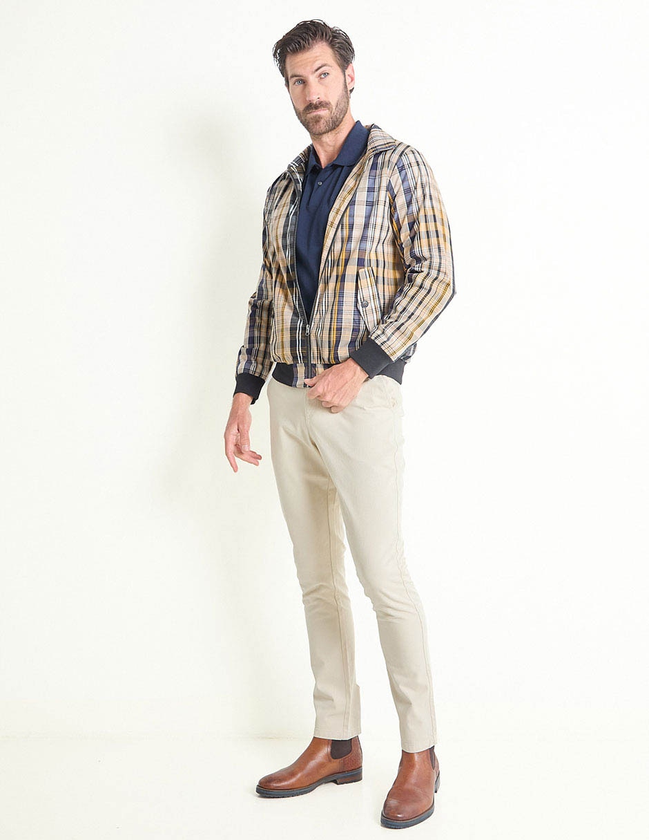 Pantalón slim de algodón para hombre 3