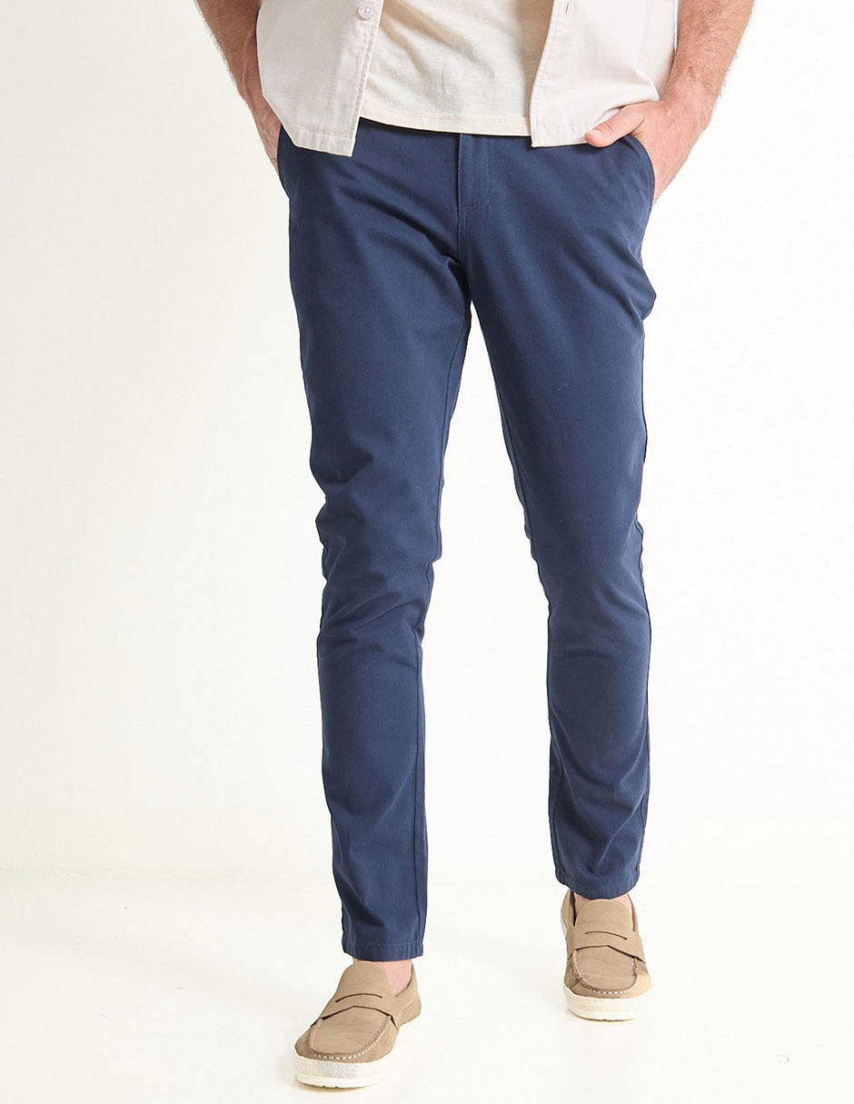 Pantalón slim de algodón para hombre Pantalón slim de algodón para hombre