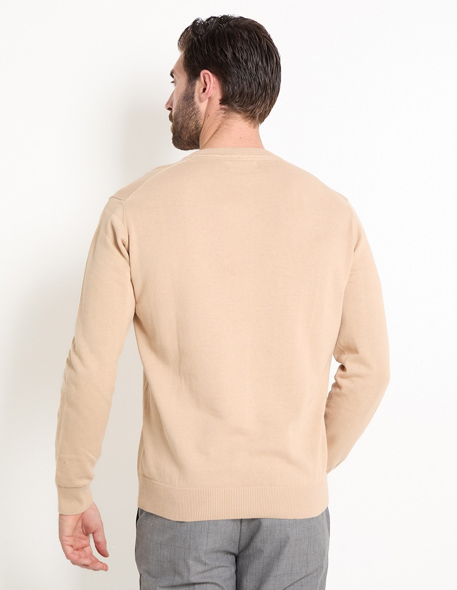 Suéter cuello V para hombre 2