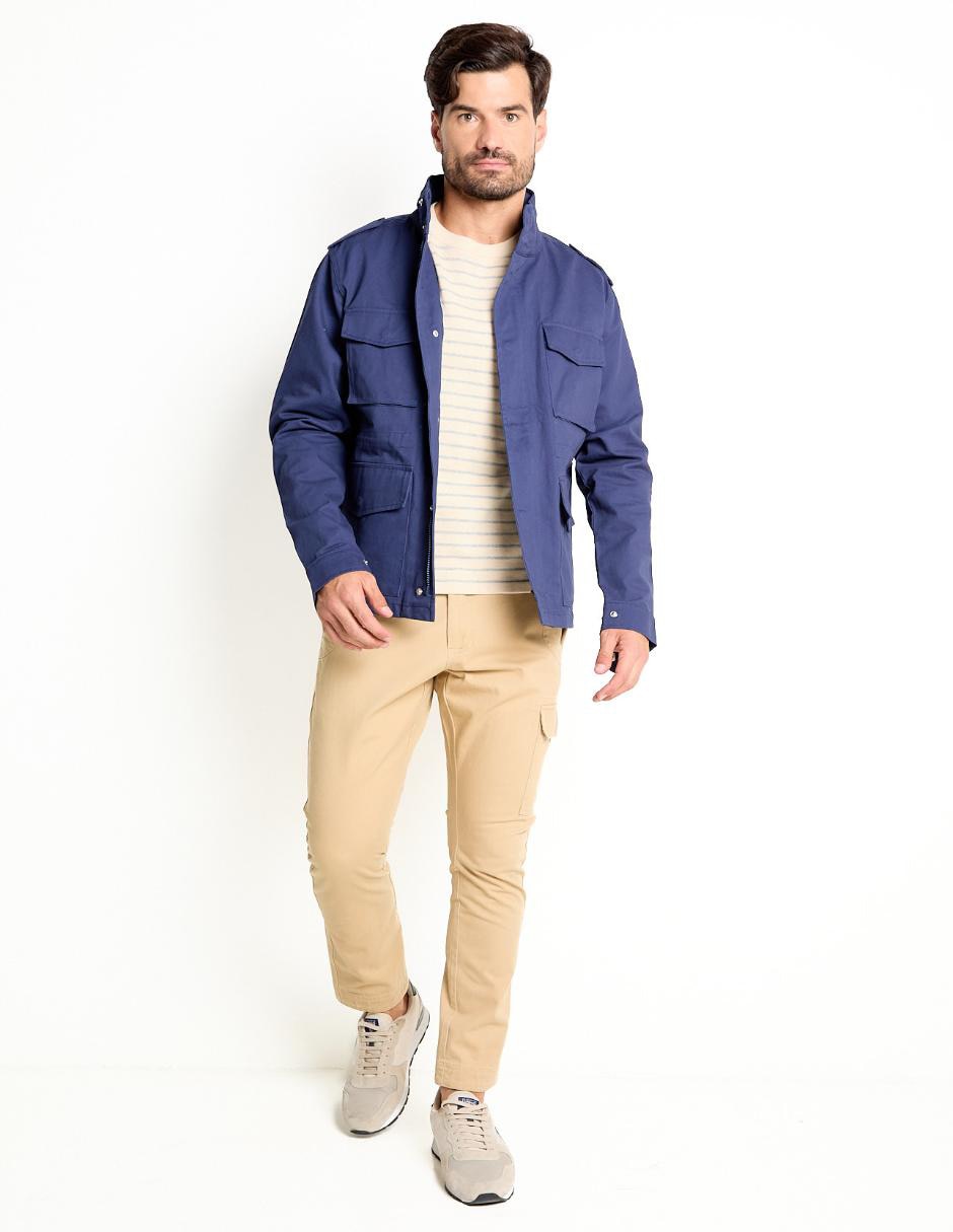 Pantalón cargo slim de algodón para hombre 3